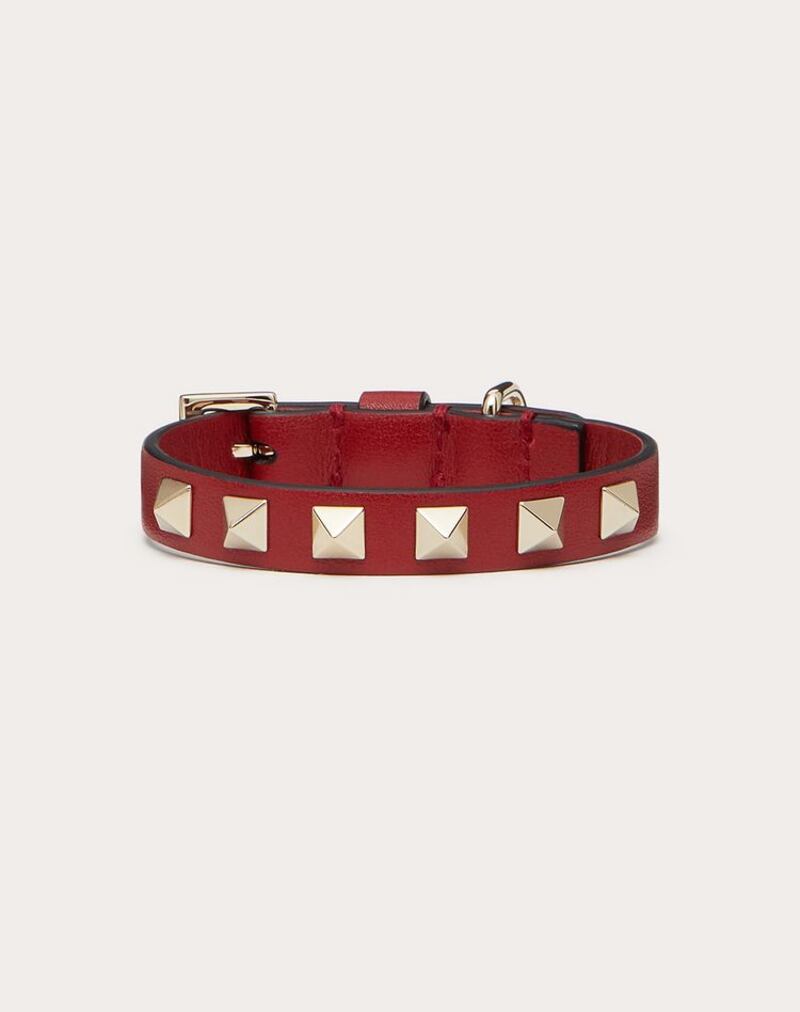 Garavani Rockstud pet collar, Dh1,100 ($299), Valentino. Photo: Valentino