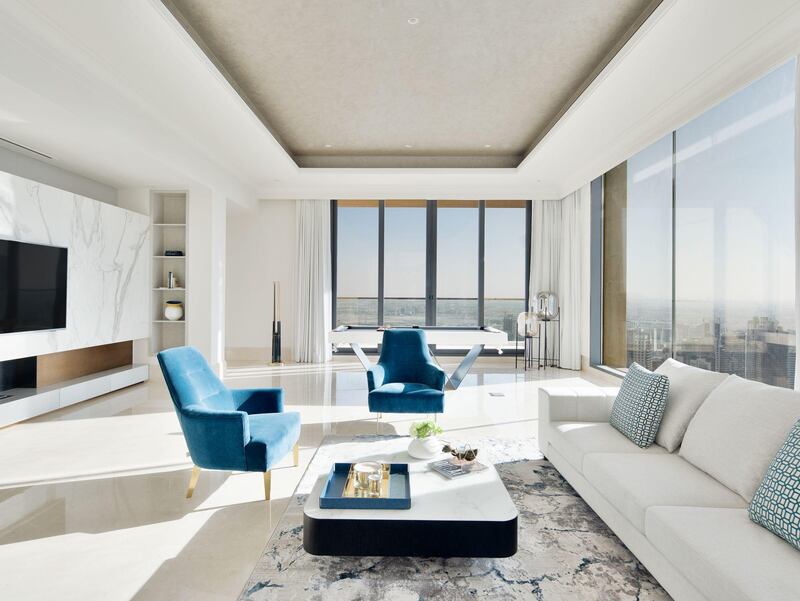 Penthouse, The 118, Downtown Dubai. Courtesy Luxhabitat Sotheby's International Realty