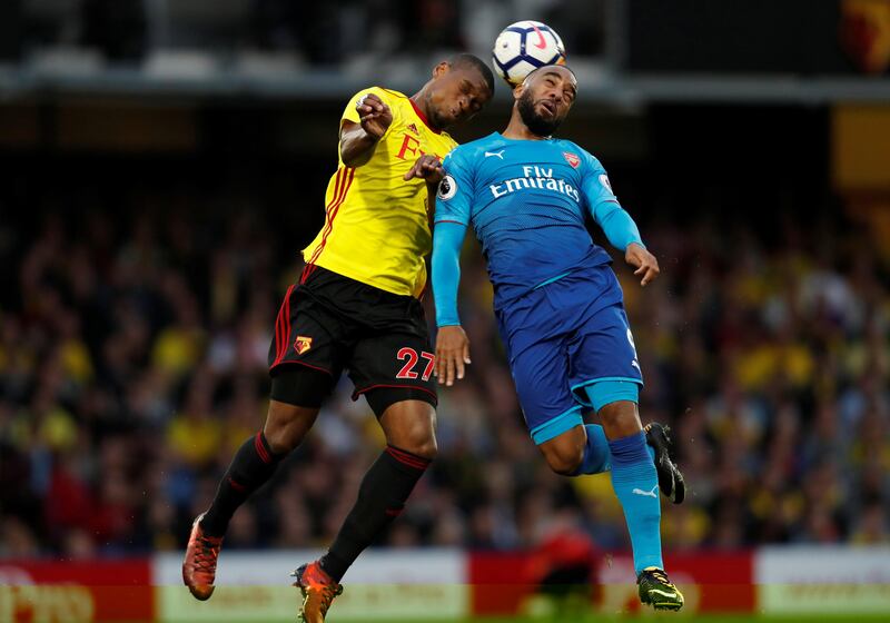Centre-back:  Christian Kabasele (Watford) – Acquitted himself well against Alexandre Lacazette as Watford beat Arsenal to get a first home win under Marco Silva. Paul Childs / Reuters