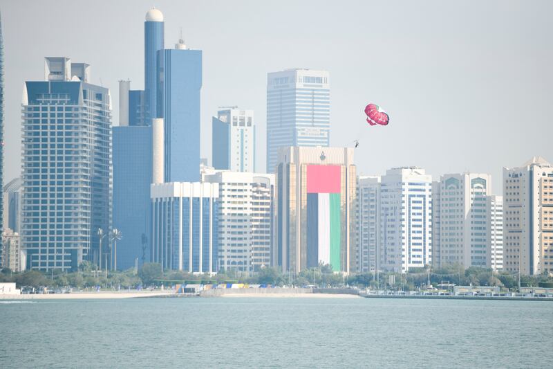 The Abu Dhabi corniche. UAE inflation is projected at 3.1 per cent and 2.6 per cent in 2023 and 2024, respectively. Khushnum Bhandari / The National