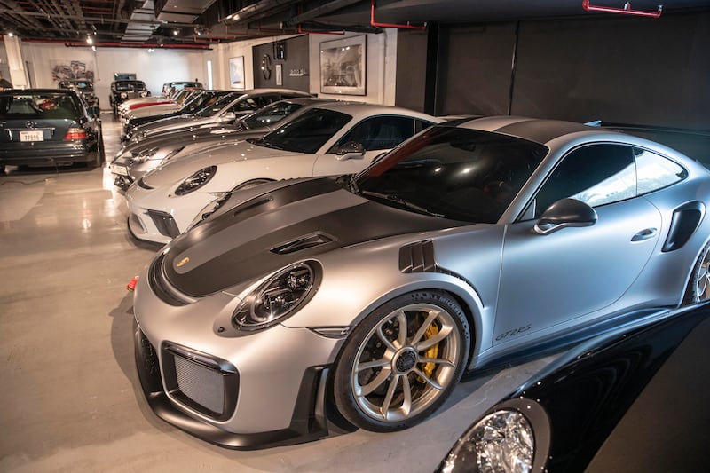 Rare Porsches in the collection.