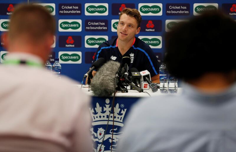 Cricket - England Press Conference - Lord's Cricket Ground, London, Britain - May 21, 2018   England's Jos Buttler during the press conference   Action Images via Reuters/Paul Childs