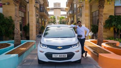 Salman Hussain, chief executive of Fuse, has warned against the "vampire drain" on electric vehicles in the UAE summer sun.
Photo: Salman Hussain