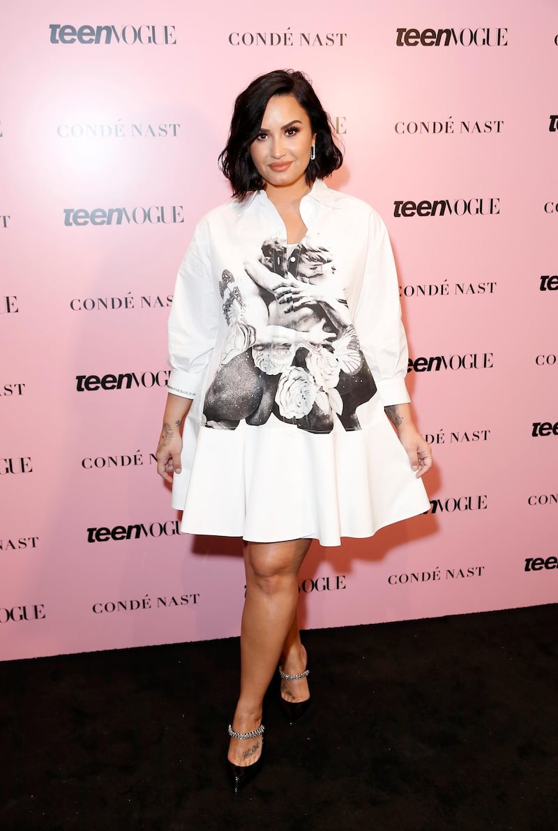 LOS ANGELES, CALIFORNIA - NOVEMBER 02: Demi Lovato attends the Teen Vogue Summit 2019 at Goya Studios on November 02, 2019 in Los Angeles, California.   Rachel Murray/Getty Images for Teen Vogue/AFP