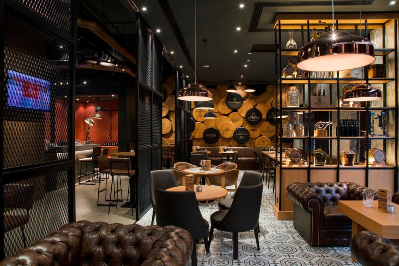 The Warehouse Tapas Restaurant is one of the capital's most unique new dining offerings. Courtesy Pearl Rotana Capital Centre