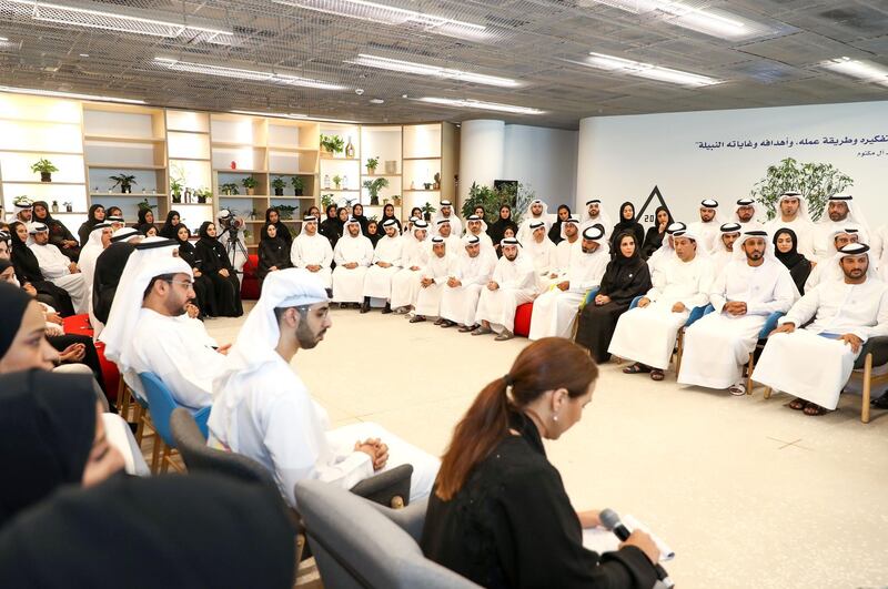 DUBAI, 19th September, 2018 (WAM) -- His Highness Sheikh Mohammed bin Rashid Al Maktoum, the Vice President, Prime Minister and Ruler of Dubai, chaired today at his office in Emirates Towers the annual brainstorming session with his team. The meeting agenda detailed new ideas and future plans. Wam