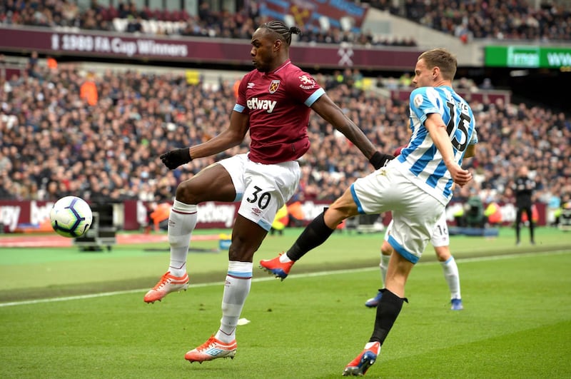 Michail Antonio, West Ham United: Came close a few years ago when an unused substitute but has slipped down the pecking order. Chance of a cap - 4/10. Getty Images