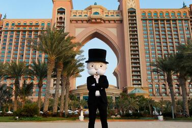 Mr Monopoly is coming to Dubai, it seems. Courtesy Atlantis, The Palm