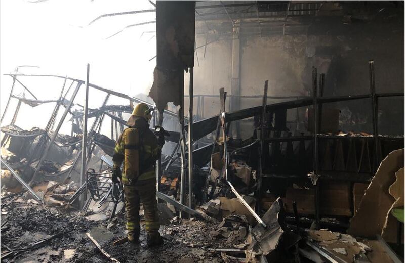 Ras Al Khaimah civil defence said that 176 pupils were evacuated during a fire at a kindergarten.