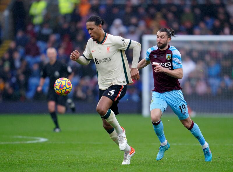 Virgil van Dijk - 7. The Dutchman harnessed the defence with aplomb and sprung the offside trap frequently. He coped admirably with Burnley’s physical threat. AP