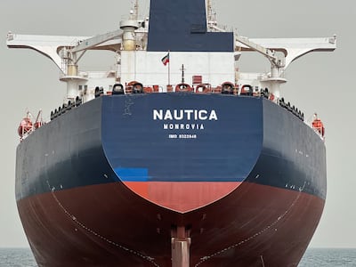 The Nautica is to begin a ship-to-ship transfer of oil. Reuters 