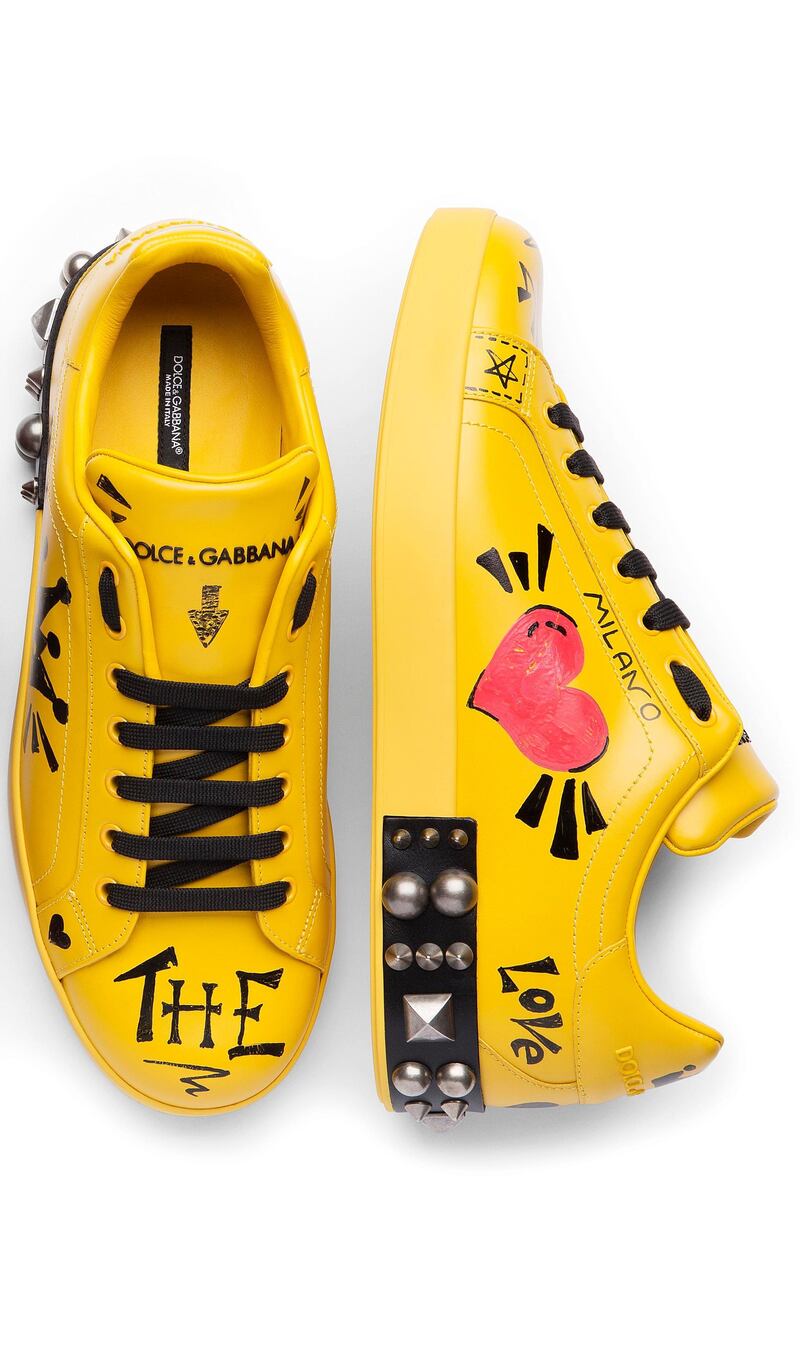 Dolce & Gabbana sneakers. Courtesy Dolce & Gabbana