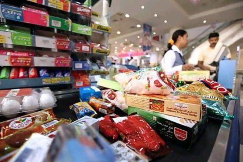 The average monthly cost of a basket of food in Dubai stood at Dh1,781 according to the UBS global study. Pawan Singh / The National