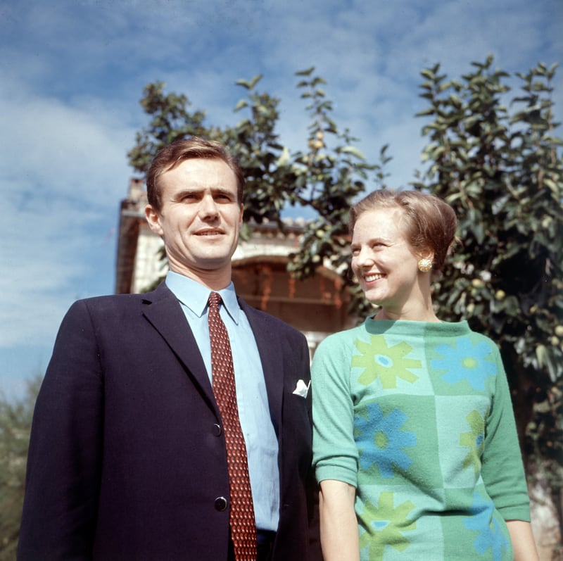 Princess Margrethe and Henri de Monpezat in France in 1966. EPA