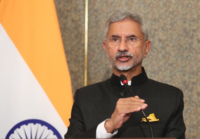 Indian Foreign Minister Subramanyam Jaishankar will attend the meeting of the UN Security Council’s Counter Terrorism Committee. EPA