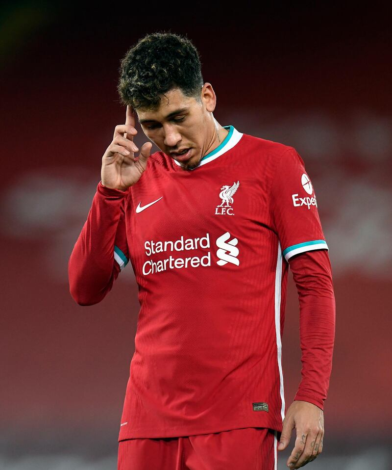 Roberto Firmino - (On for Oxlade-Chamberlain 57') 4: Scuffed a chance in the area and still looks out of form. Flicked a late opportunity goalward but could not find a way through the crowd. PA