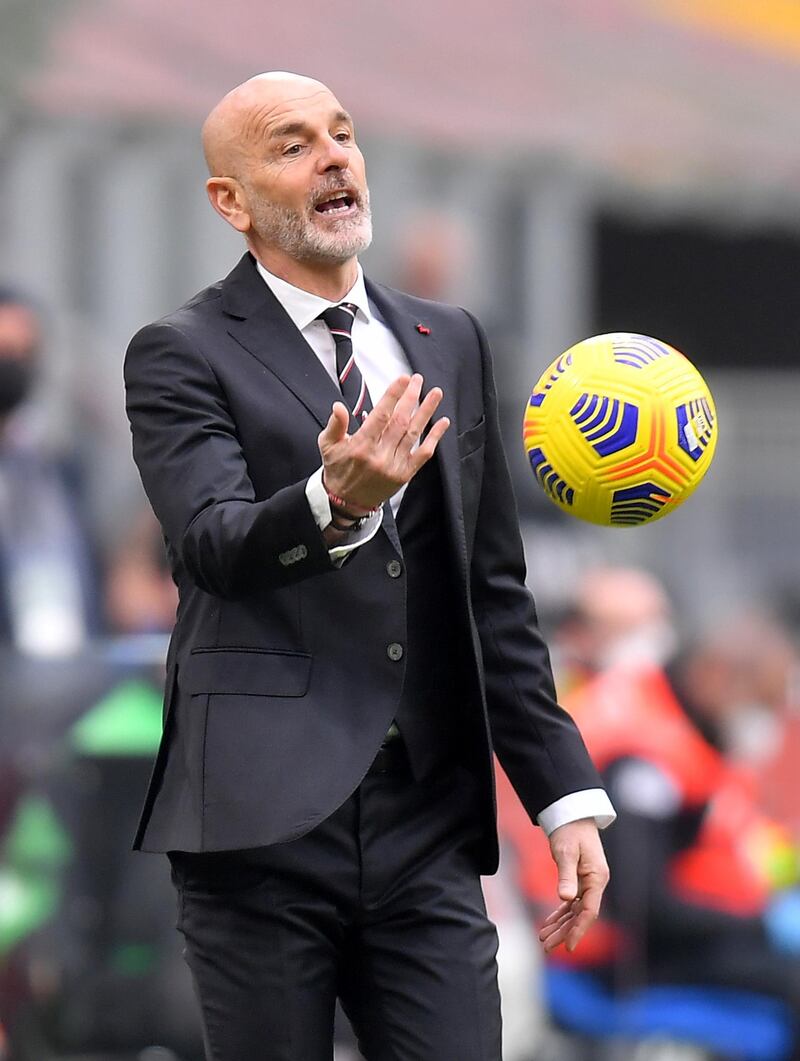 AC Milan manager Stefano Pioli. Reuters
