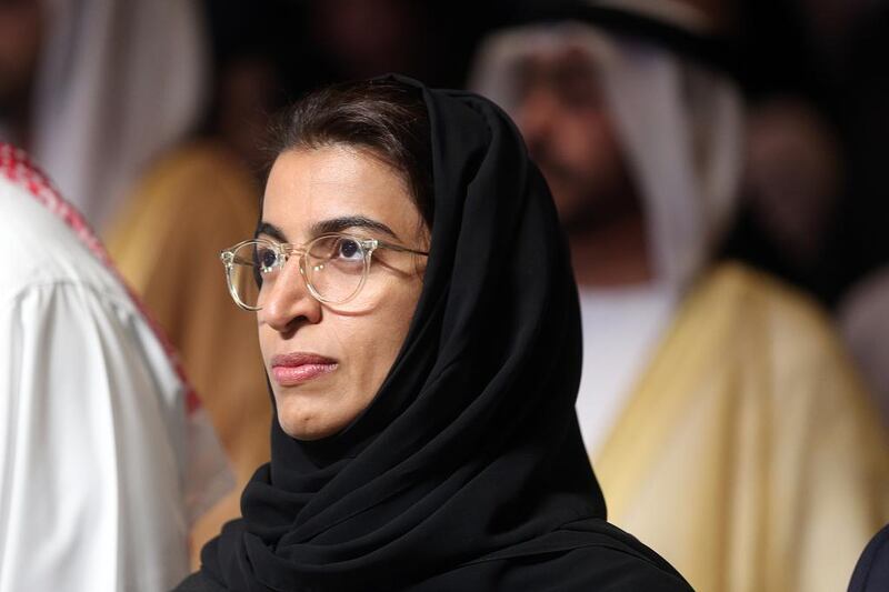Noura Al Kaabi, Minister of Culture and Knowledge Development. Delores Johnson / The National