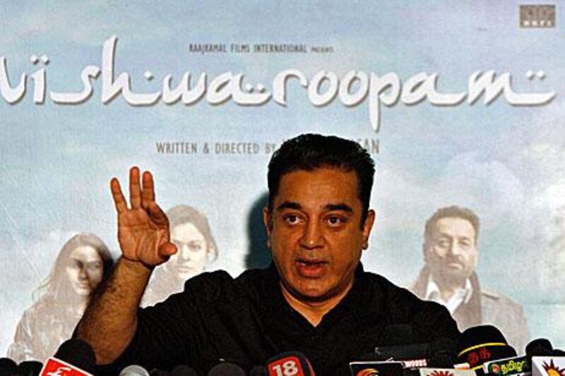 Actor and filmmaker Kamal Hassan is facing protests and court battles in Indian states for his controversial film Vishwaroopam.