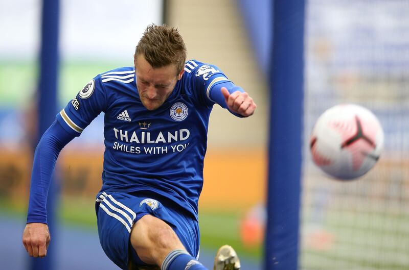 5 - Leicester City's English striker Jamie Vardy. AFP