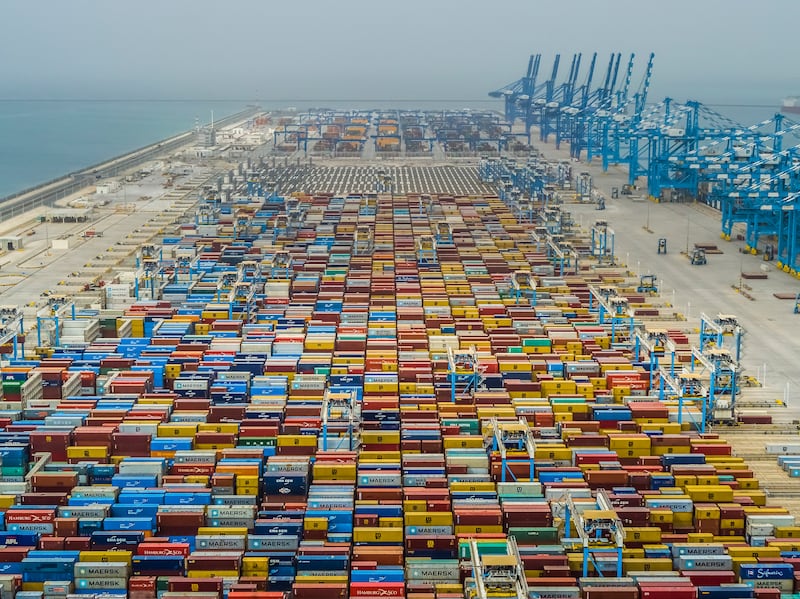 Khalifa Port offers 25 major shipping lines and direct links to 70-plus international destinations. Photo: supplied