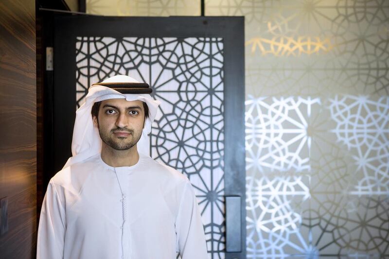 Jassim Alseddiqi the chief executive of Abu Dhabi Financial Group, says his engineer training has helped him in an industry that he says sometimes relies on projections rather than facts. Christopher Pike / The National