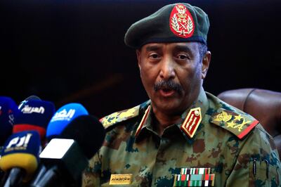 Sudan's top army general and leader of the takeover Abdel Fattah Al Burhan. AFP
