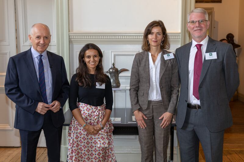 The expedition team: Mark Evans, Reem Philby, Ana-Maria Pavalache and Allan Morrissey.

