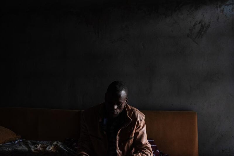 Abdulbashir, 28-years-old from Mountain Marra in Darfur, Sudan. He says he arrived in Libya three years ago and spent almost two and half years in prisons for migrants. He has been detained in Gharyan Detention Centre, survived to the bombing of Tajoura Detention Centre in July 2019, and was eventually detained in Tariq Al Siqqa detention cetnre in Tripoli until a few months ago. During one of these detentions, he says a guard broke his right arm with a stick. During his first year in Libya, he tried to reach Europe by boat but was intercepted by the Libyan coastguard and forced back to detention. Now he says he has lost hope to leave Libya safely. In spite of everything that has happened to him, he says at the moment Libya is safer than Darfur.