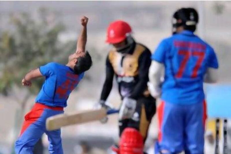 Afghanistan players, in blue, are in good form and do not consider huge crowd numbers as pressure