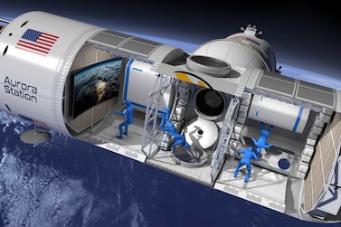 Interior of the Aurora Station, planned to welcome its first space hotel guests in two or three years. Courtesy Orion Span