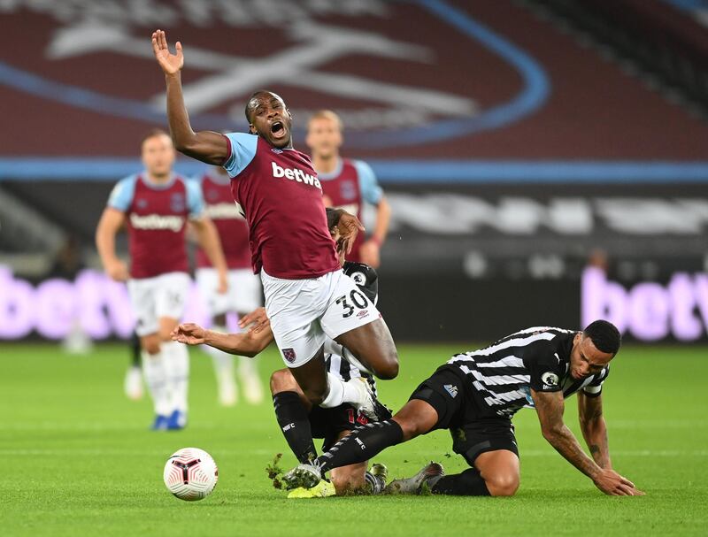 Michail Antonio - 6: Often an isolated figure up front. Good chance in first half which he could only drill weakly at Darlow. Reuters
