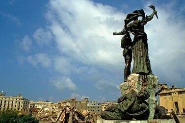 Beirut's Martyr's Monument. Getty