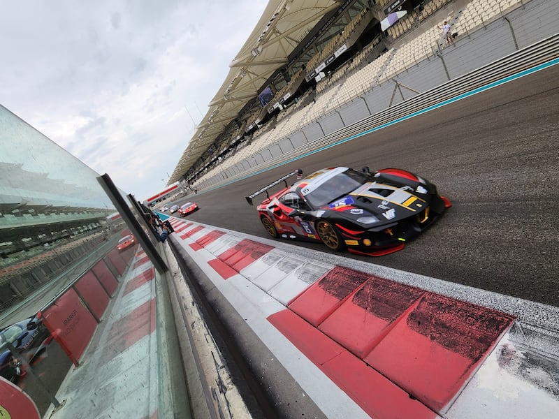 Ferraris tear up the main straight during the XX Programme event