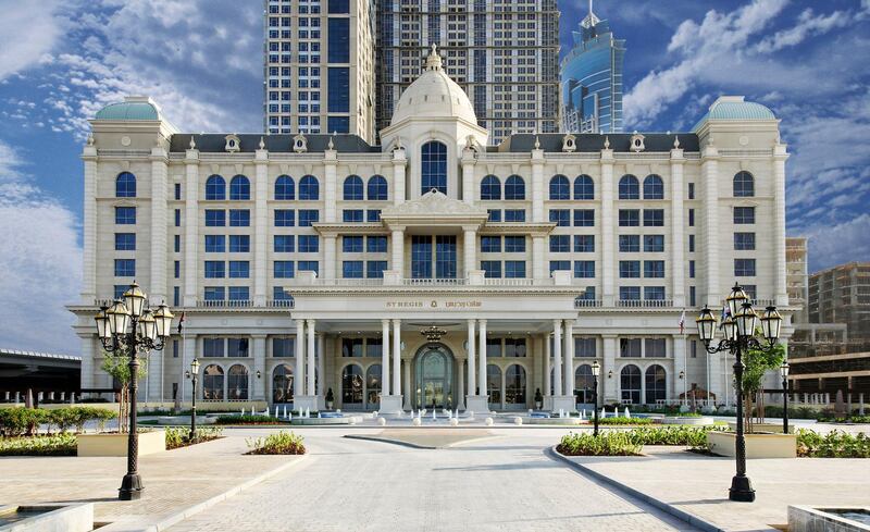 A handout photo of St Regis Dubai (Courtesy: St Regis Dubai) *** Local Caption ***  wk20tr-insider-stregisdxb04.jpg