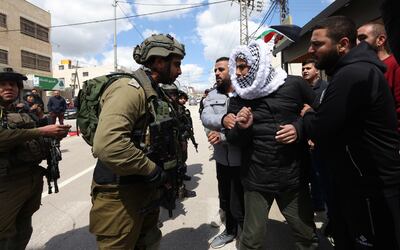 Anger in Huwara, a Palestinian town in which Israeli settlers recently ran rampage. EPA
