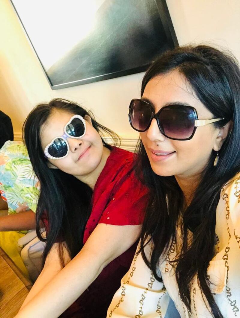 Dubai resident Nisha Tandon (R) says the academy has made a huge difference to the life of her daughter Anoushka, 17, who was diagnosed with Down Syndrome. Courtesy: Nisha Tandon