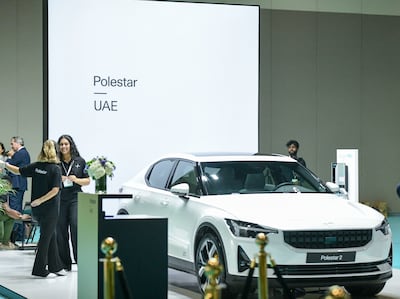 Polestar currently sells the Polestar 2 model in the UAE and plans to expand the offering to include Polestar 3 and Polestar 4 by next year. Khushnum Bhandari / The National
