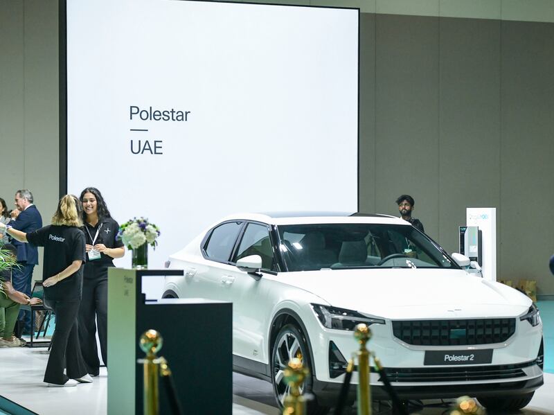 The Polestar UAE stand at the summit
