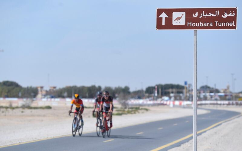 The cycling tunnel near the Last Exit roundabout by Al Qudra Road has been given a new name. Courtesy: Dubai Media Office