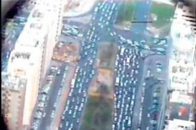 Grabs of traffic on Abu Dhabi island taken from Youtube.

Courtesy of Abu Dhabi Police
