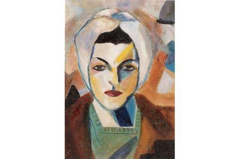 Saloua Raouda Choucair, Self Portrait, 1943. Saloua Raouda Choucair Foundation