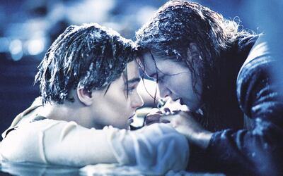 A still from James Cameron’s 1997 film Titanic. Courtesy 20th Century Fox