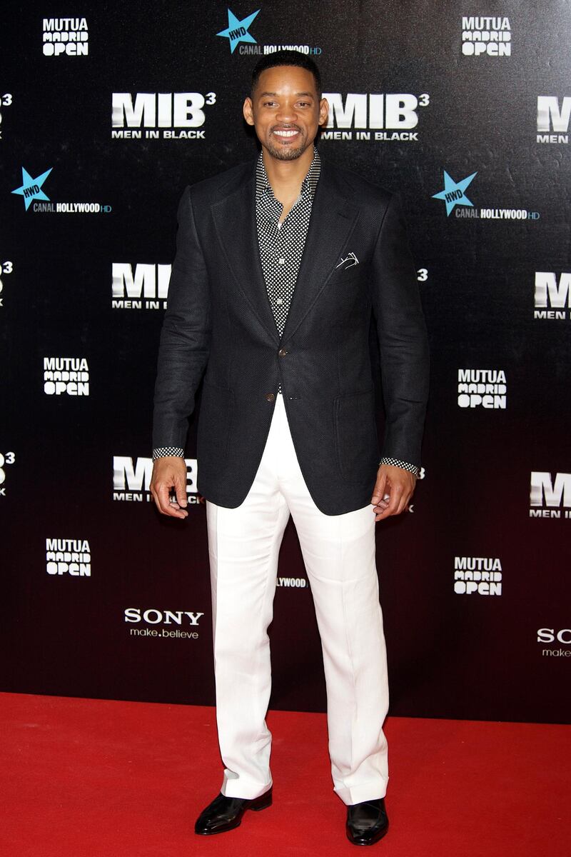 MADRID, SPAIN - MAY 13:  Actor Will Smith attends the "Men In Black 3" premiere at La Caja Magica on May 13, 2012 in Madrid, Spain.  (Photo by Carlos Alvarez/Getty Images)