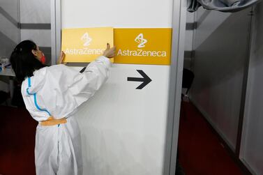 AstraZeneca was criticised by the US government for using outdated data in vaccine trial results. AP
