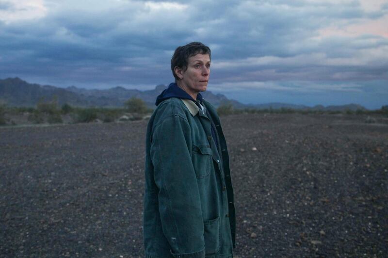 Frances McDormand stars in 'Nomadland'. Courtesy Searchlight Pictures