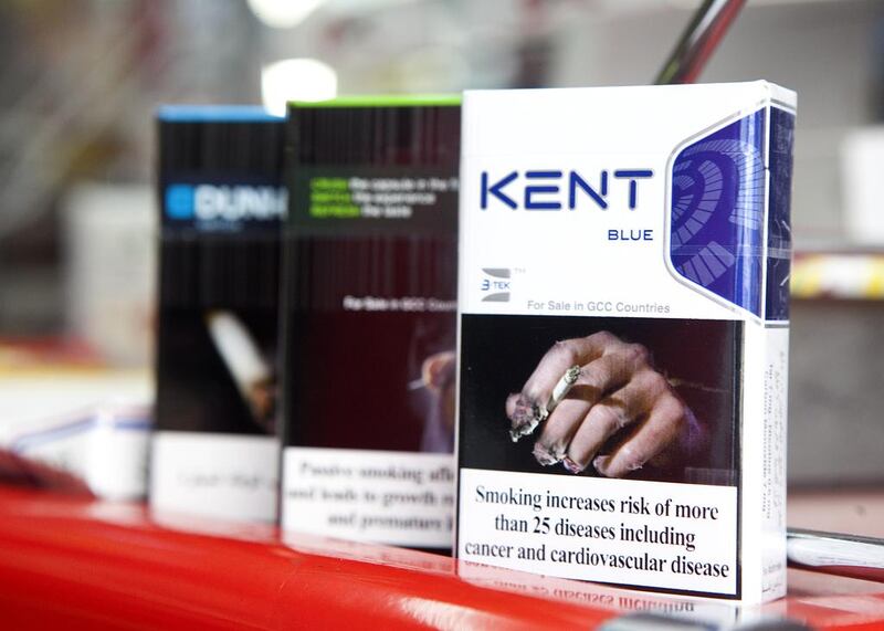 Graphic images on cigarette packages are one strategy intended to deter smokers. Silvia Razgova / The National