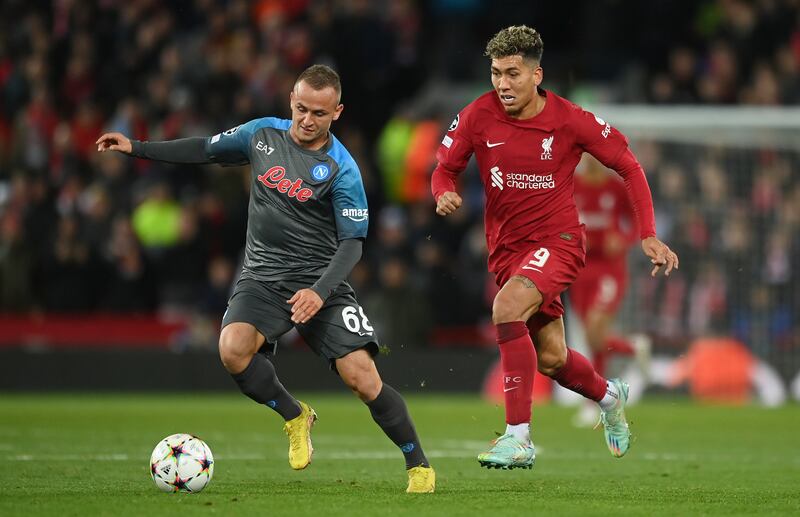 Stanislav Lobotka – 6 . The Slovakian worked effectively but did not create enough. He could have been more adventurous and made way for Zielinski with seven minutes to go. Getty