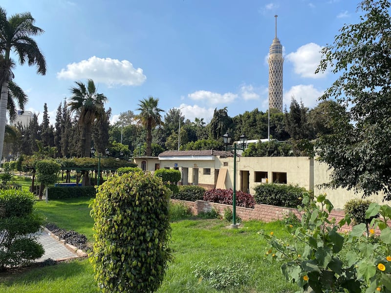 Al Masalah (obelisk) park in Zamalek. Nada El Sawy / The National 