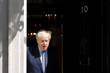  Prime Minister Boris Johnson says the UK will exit the European Union on October 31. AFP